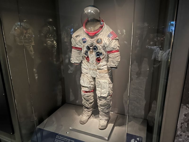 learn about the missing moon boots from the Apollo-Saturn V Center at Kennedy Space Center