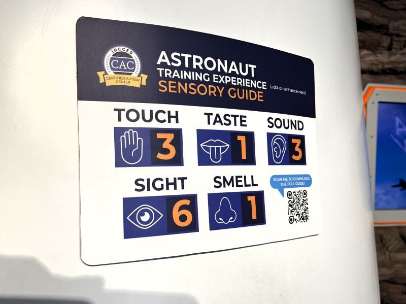 sensory signs at Kennedy Space Center