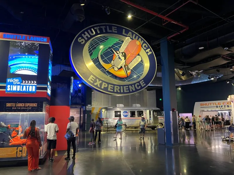 Shuttle Launch Experience simulator at Kennedy Space Center