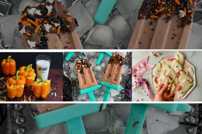 Last Minute Halloween Snack Recipes - from Florida Milk