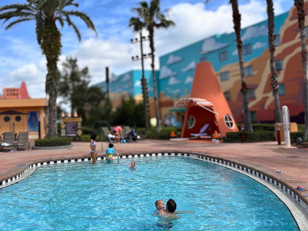 Radiator Springs Themed Pool Disney's Art of Animation Resort - image by Dani Meyering