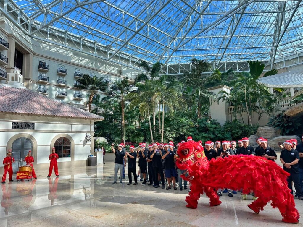 Wah Lum Temple Perform for Ice Sculpters Carvers Artists at ICE! Gaylord Palms - image by Dani Meyering