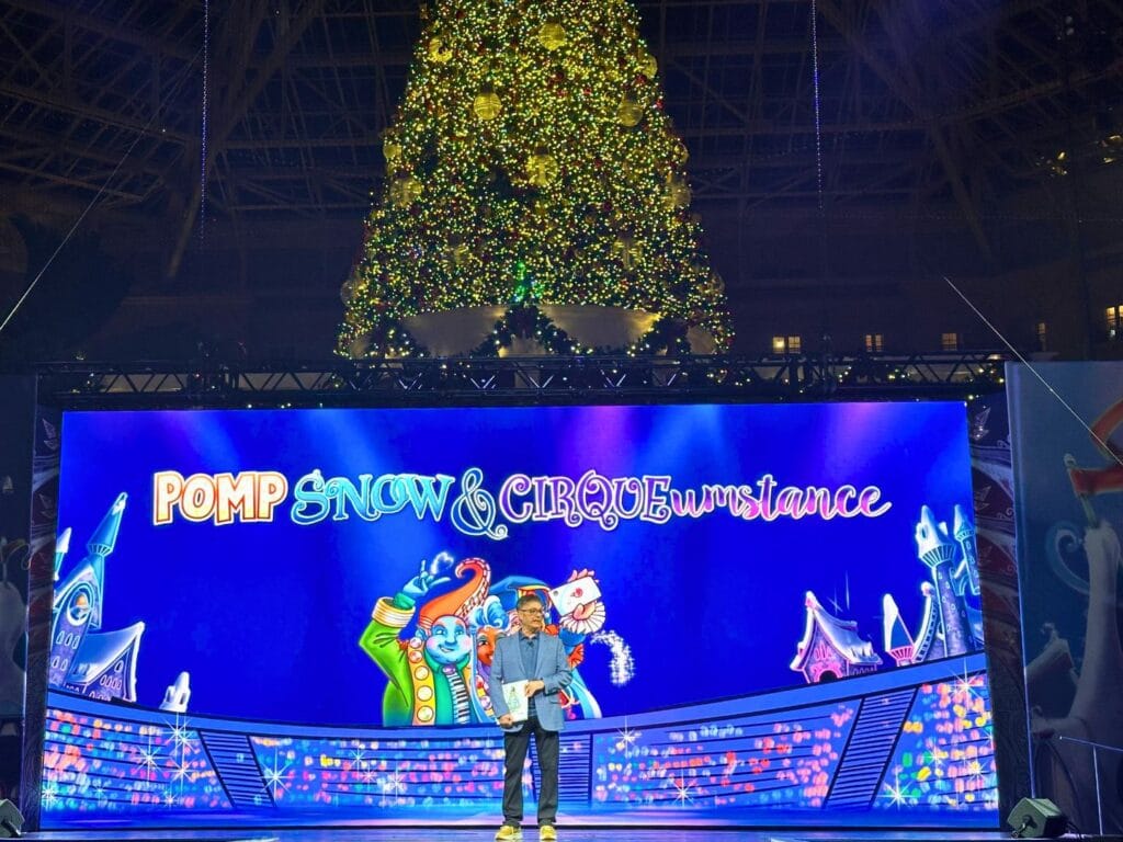 Neil Goldberg creator of Pomp, Snow, and Cirqueumstance at Gaylord Palms - image by Dani Meyering