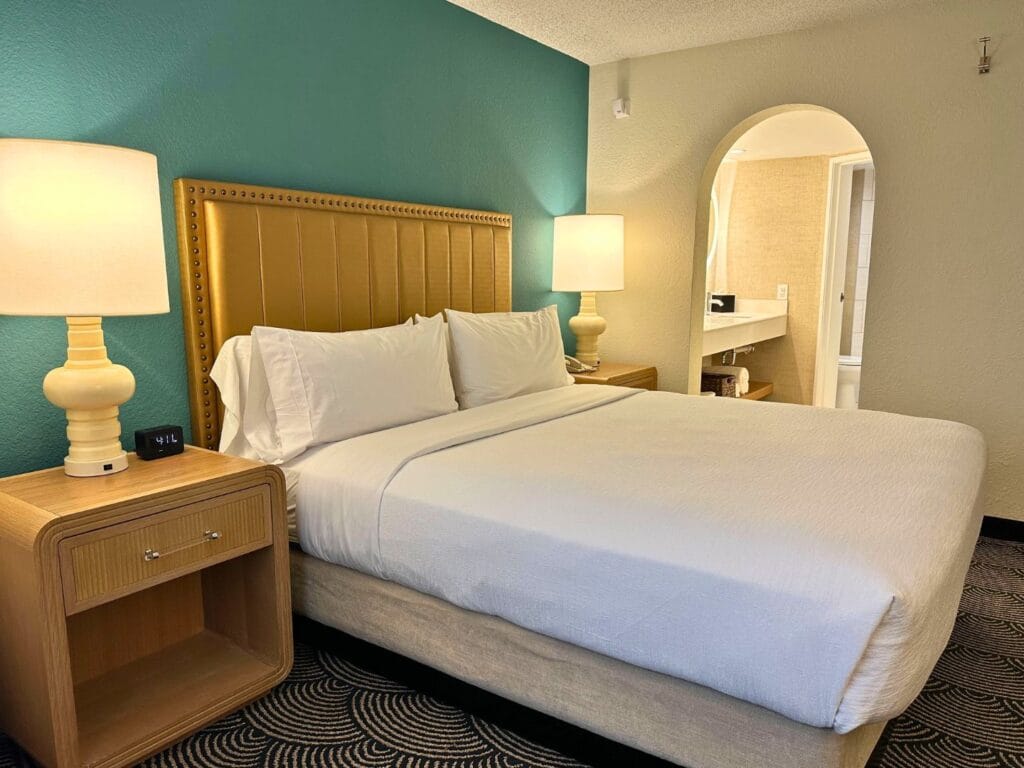 Bedroom of King Suite at Embassy Suites Deerfield Beach - image by Dani Meyering