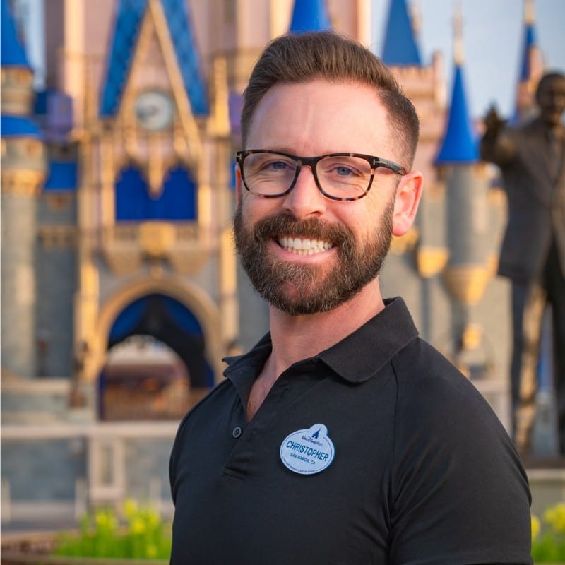 headshot of Christopher Revetria Producer with Disney Live Entertainment