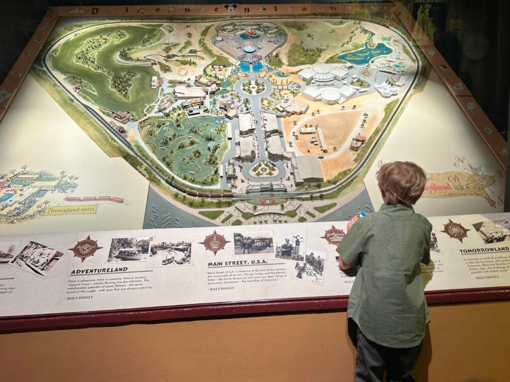 Disneyland Map and Model at Walt Disney Presents - image by Dani Meyering