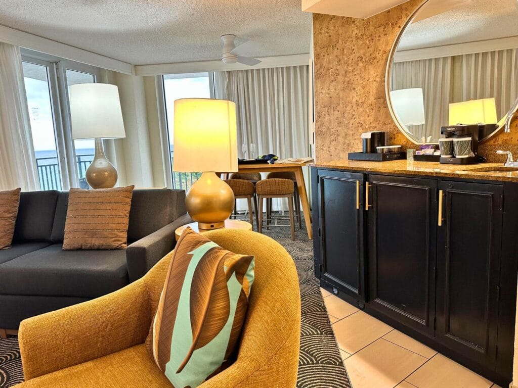 Living Room of King Suite at Embassy Suites Deerfield Beach - image by Dani Meyering