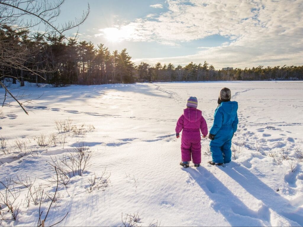 YHZ - Kids on Frog Pond - Winter - provided by Orlando International Airport MCO