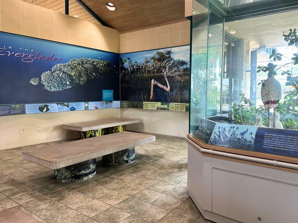 Inside building at Everglades Rest Area Weston Florida - image by Dani Meyering