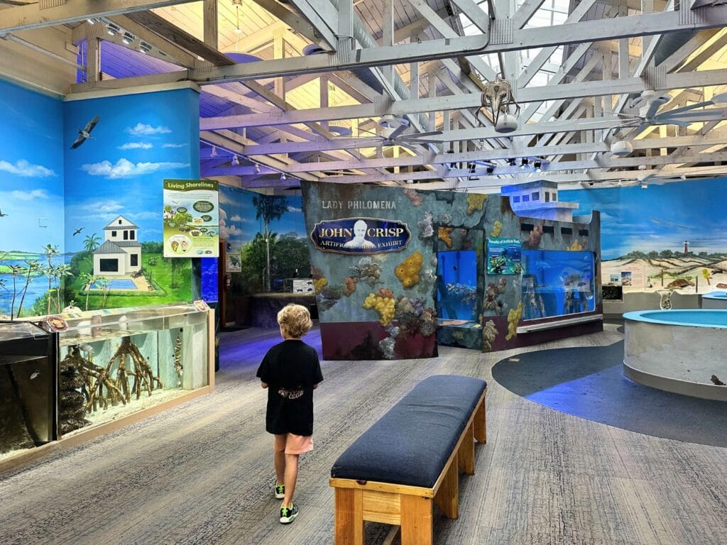 aquarium room Marine Science Center Ponce Inlet Florida - image by Dani Meyering comp