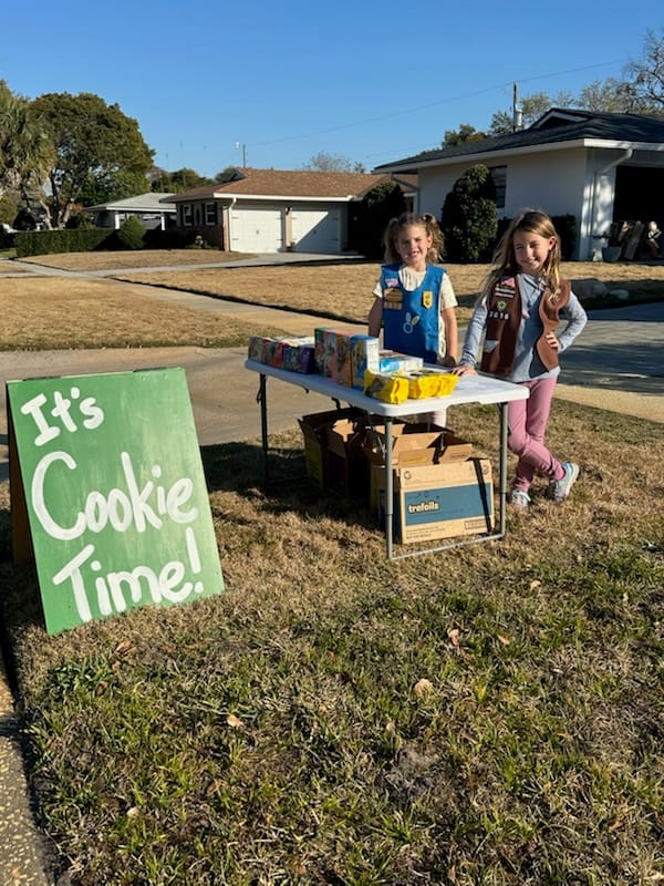Girl Scouts of Citrus Sell Cookies