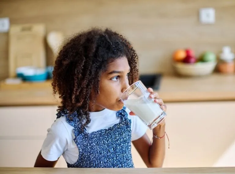 Florida Dairy Farmers child drinking dairy milk