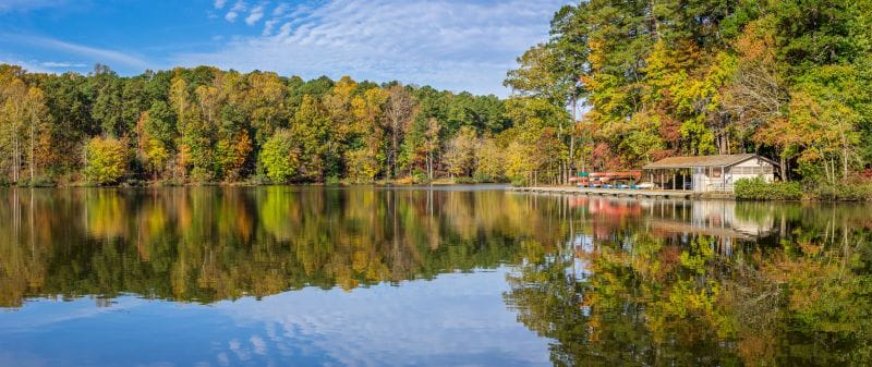 Raleigh, North Carolina, is a beautiful family travel destination for its access to pristine lakes and waterways