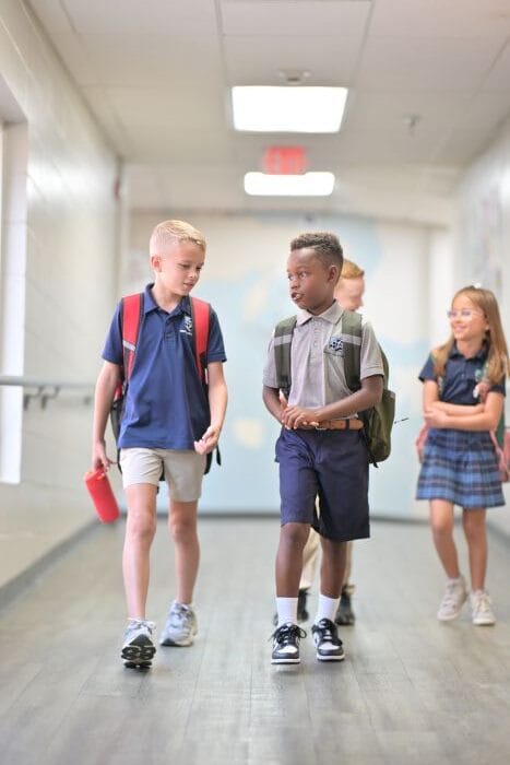 Foundation Academy elementary school students in Orlando