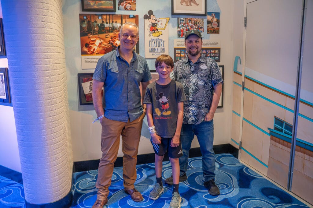 We loved meeting Dan Abraham (left) and Danny Handke, Senior Creative Director at Walt Disney Imagineering. Photo by Laura Byrne.