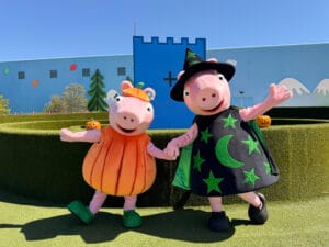 Peppa and George at Peppa’s Halloween Party