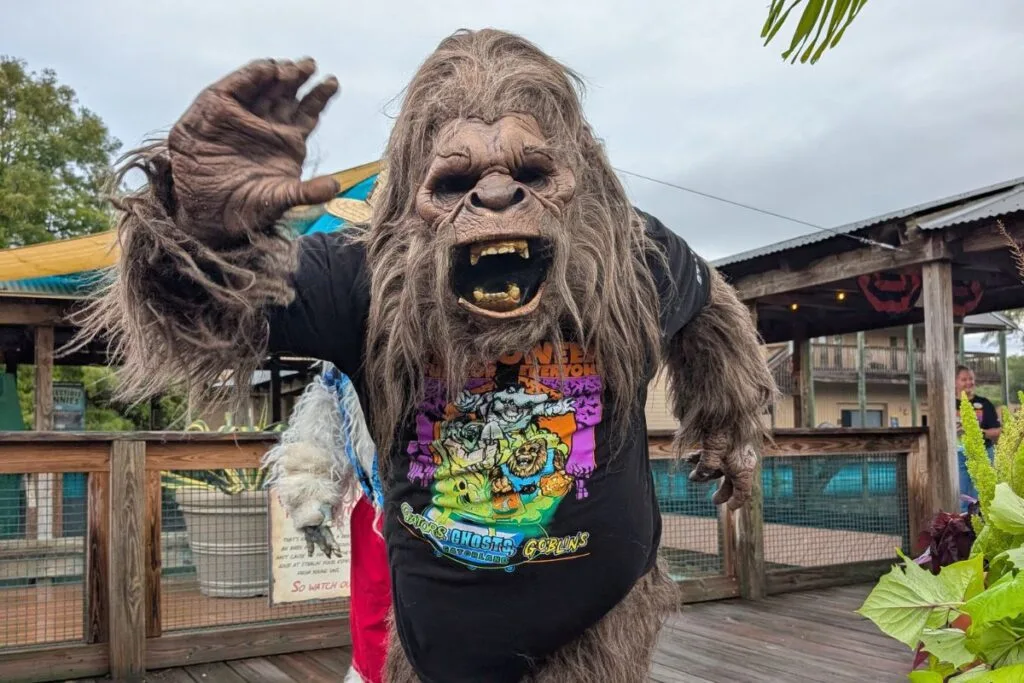 Gatorland Bigfoot at Gators, Ghosts and Goblins 2026