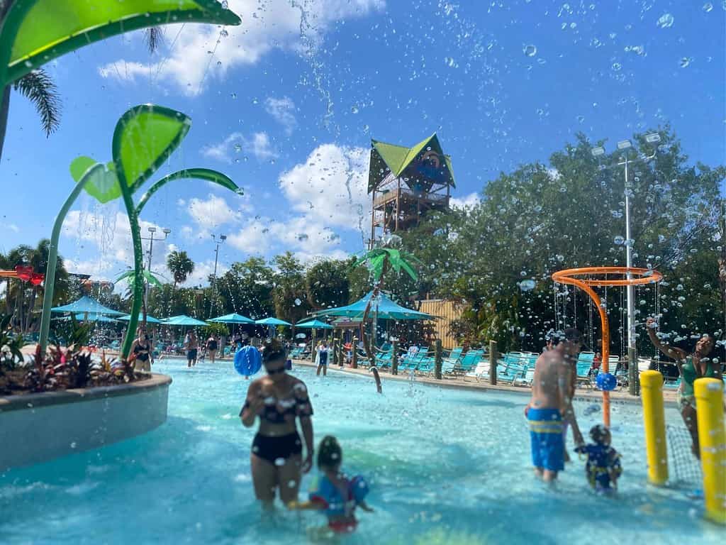 Fountains at Turi's Kid Cove Play Area Aquatica Orlando