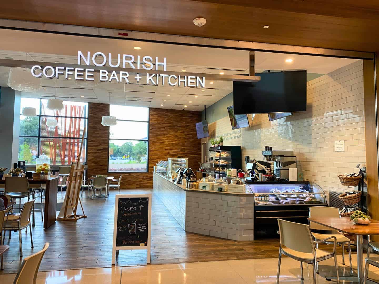 nourish coffee bar and kitchen menu