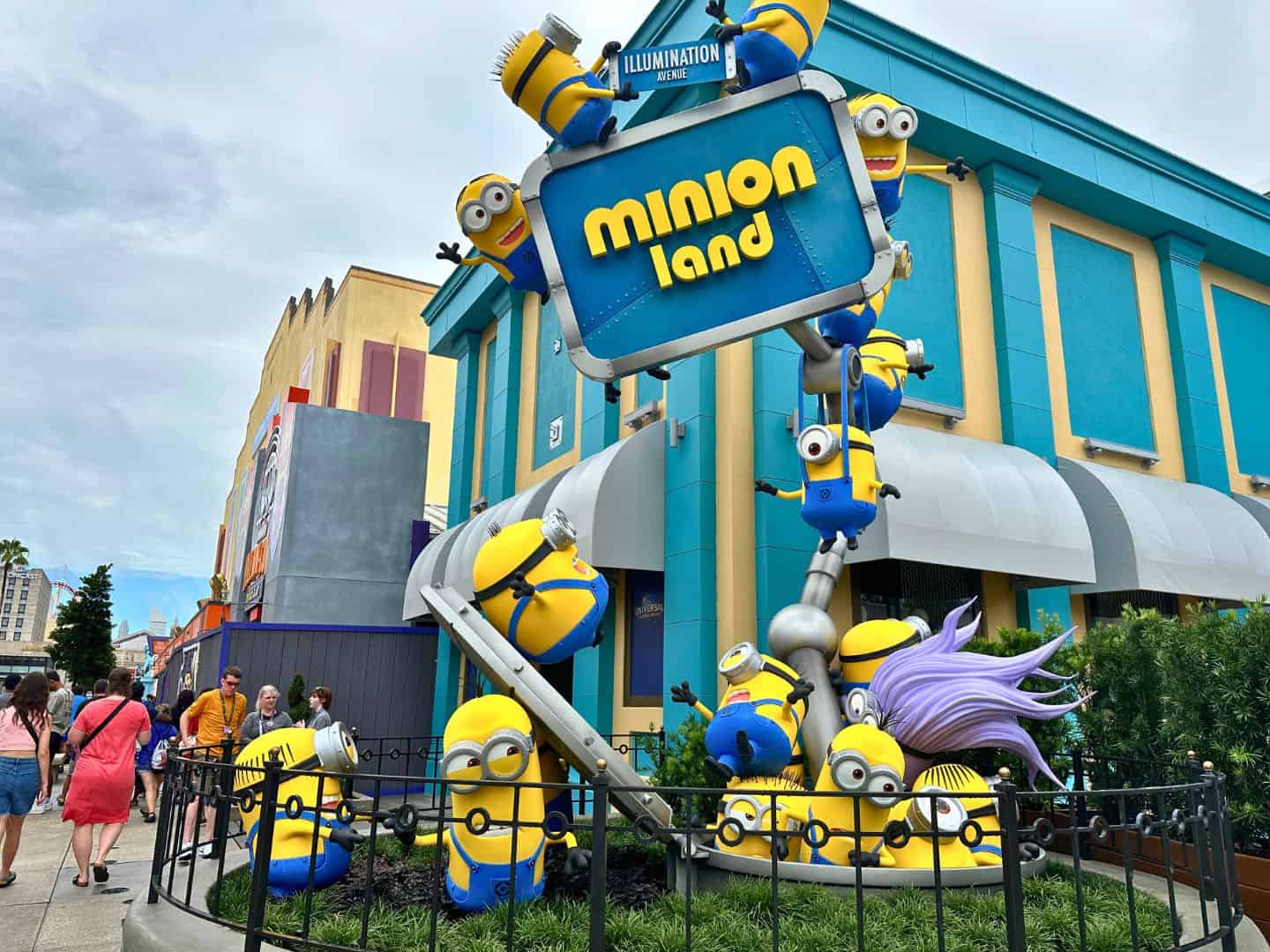 Minion Land Sign Universal Studios Florida