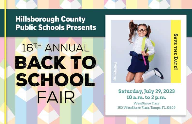 Event alert! Back To School Fair 2023 presented by Hillsborough County