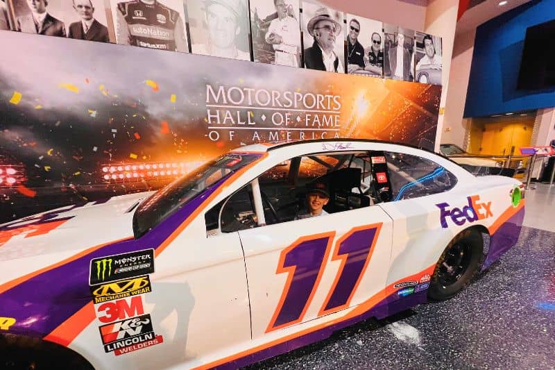 Racecar Photo Opportunity at Motorsports Hall of Fame Daytona Beach - image by Michelle Spitzer