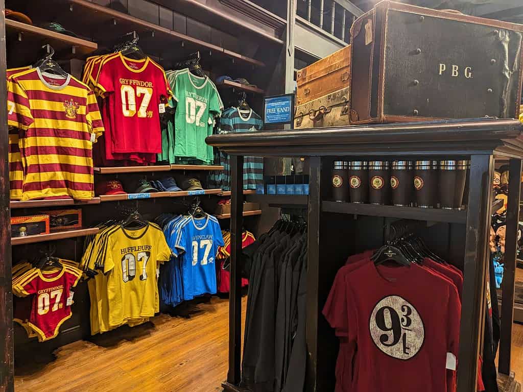 Universal Orlando store at orlando airport Harry Potter merchandise