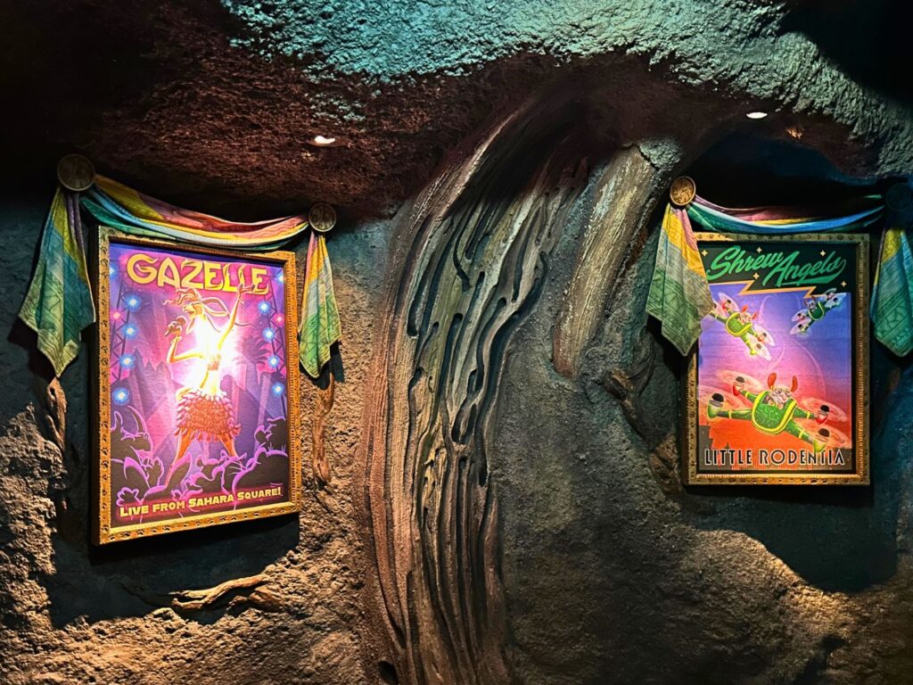 Zootopia Better Zoogether at Animal Kingdom pre-show area posters  - image by Dani Meyering